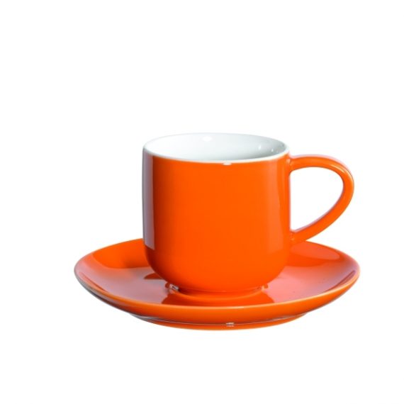 ASA Coppa Espresso Orange Cup and Saucer