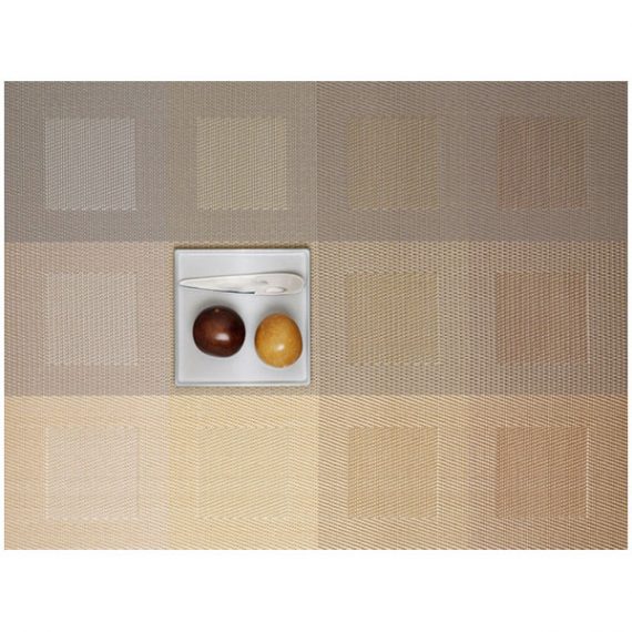 Chilewich Engineered Squares Gold Placemat-Chilewich