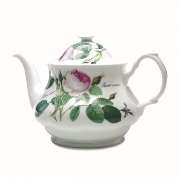 Roy Kirkham Redoute Rose Round Teapot