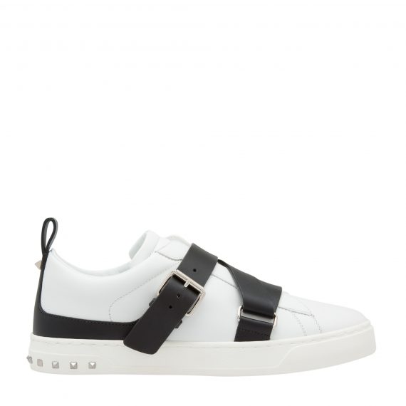 V-Punk leather sneakers-Valentino