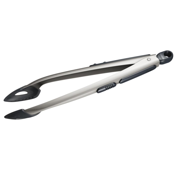 Zyliss Silicone Grey Tipped Tongs-Zyliss