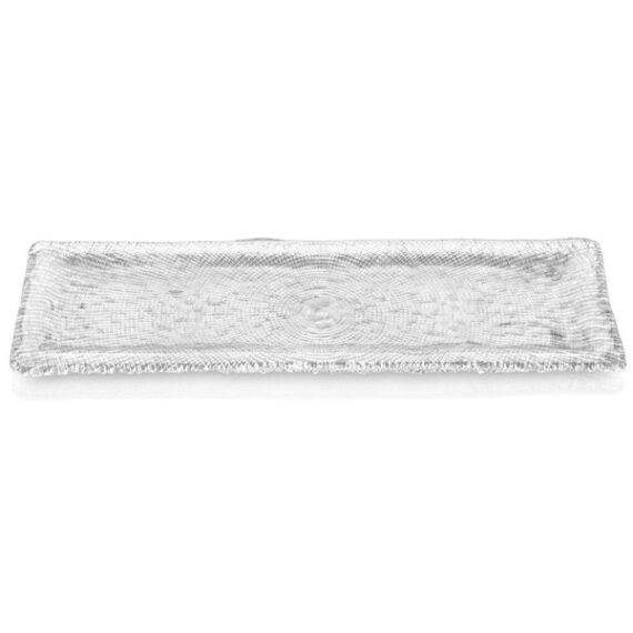 Diamante Rect Tray 53x17cm Clear-IVV