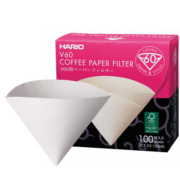 Hario V60 Coffee Paper Filter 100 Piece Pack-Hario