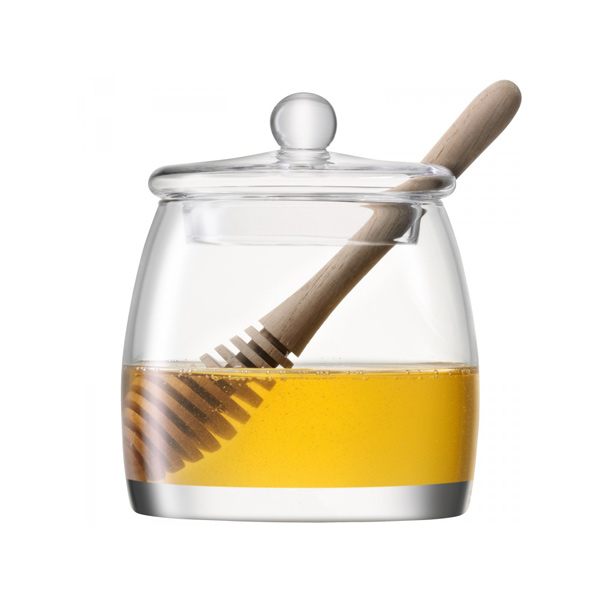 LSA International Serve Honey Pot & Oak Dipper-LSA International