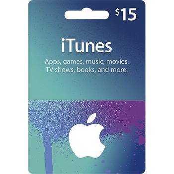 $15 USA Apple iTunes Gift Card (Email Delivery)