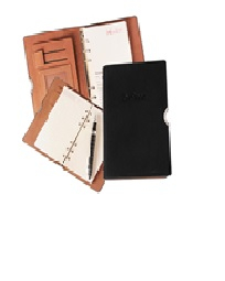 A6 Leather Notebook Ring Binder