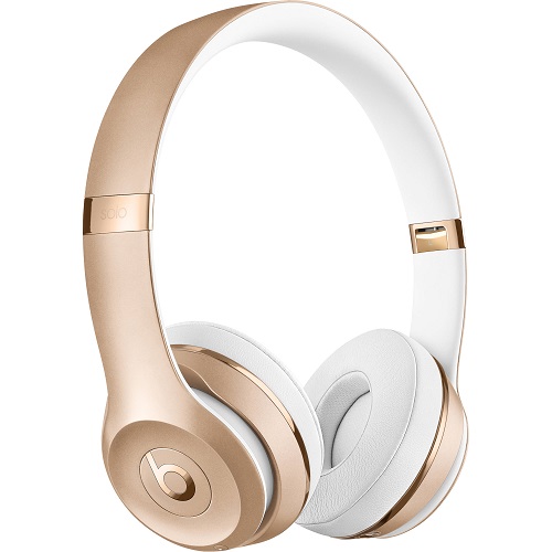Beats Solo 3 Wireless On-Ear Headphone - Gold With Free Gift