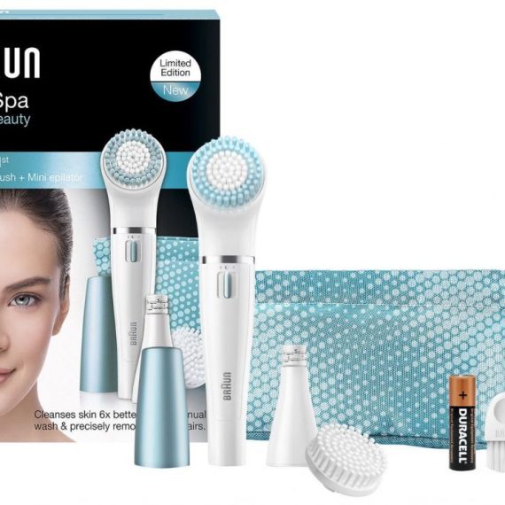 Braun Face Color Facial Cleansing Brush & Facial Epilator Limited Edit