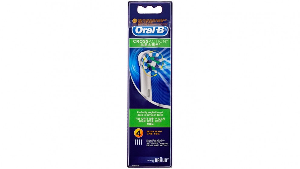 Braun Oral-B Cross Action Replacement BrushHeads (EB50-4)