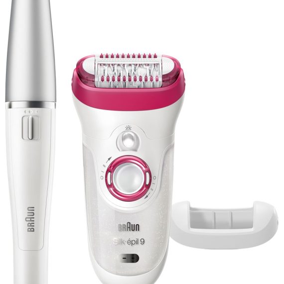 Braun Silk-epil 9 Wet & Dry Epilator With 3 Extras (SE9538) With Free Gift