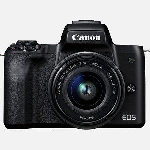 Canon EOS M50 Black + EF-M 15-45mm IS STM Lens