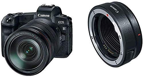 Canon Eos R Digital Mirrorless Camera With Rf 24-105Mm F4L Is Usm Lens