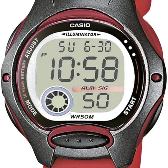 Casio Women's Digital Dial Resin Band Watch (LW-200-4AV)