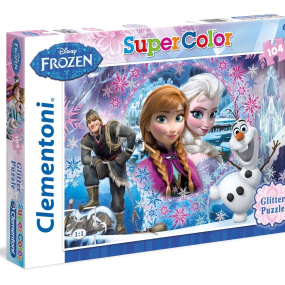Clementoni - 104 Pz Glitter Frozen: Queen Of The North Mount - 27248
