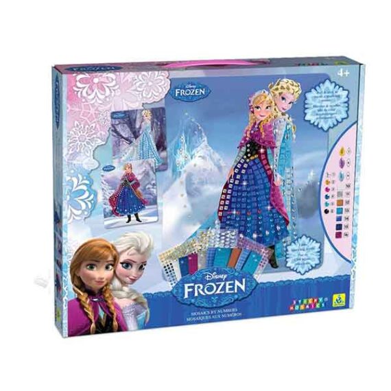 Disney Sticky Mosaics Frozen Anna and Elsa with Jewels