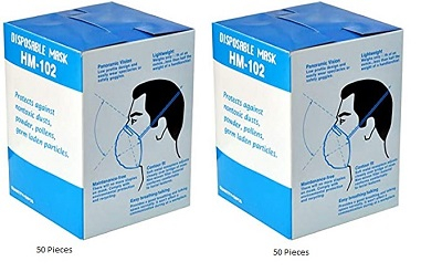 Disposable Masks HM - 102 (100 Pieces - UAE Delivery Only)