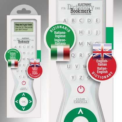 Electronic Dictionary Bookmark - Bilingual English-Italian / Italian-E