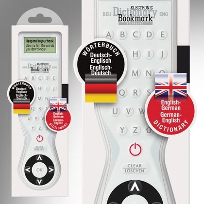 Electronic Dictionary Bookmark - Bilingual German-English