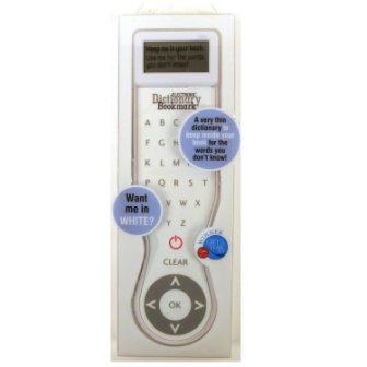 Electronic Dictionary Bookmark - Color: White