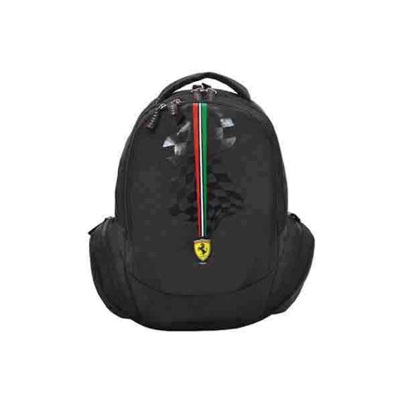 Ferrari Silver Horse Black Backpack 18" Bp (SLSH0701)