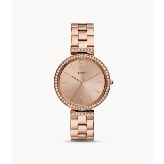 Fossil Limited Collection Madeline Three-Hand Rose Gold Stainless Stee