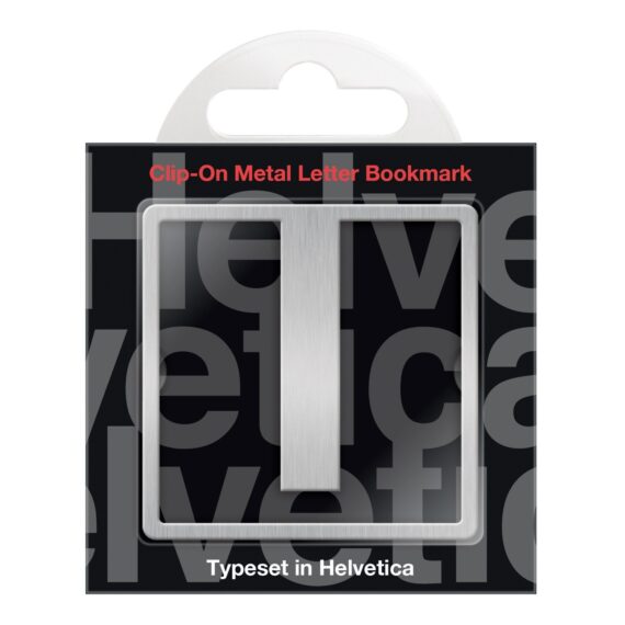 Helvetica Clip-on Letter Bookmarks - I