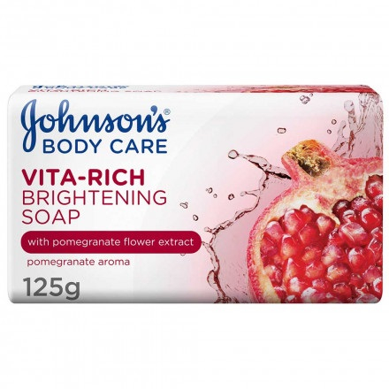 Johnson's Soap Pomegranate 125gm - Pack OF 6 (UAE Delivery Only)
