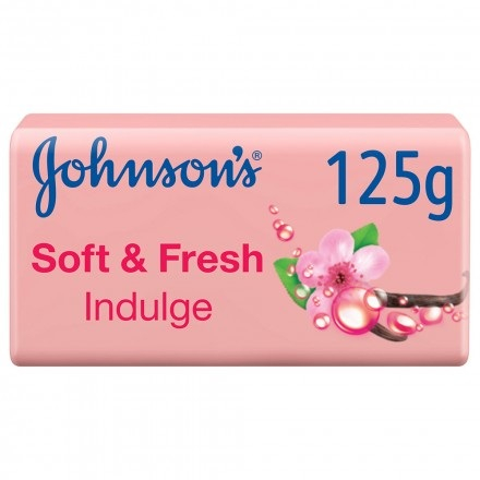 Johnson's Soft & Fresh Indulge Bath Soap 125gm - Pack OF 6 (UAE Deli