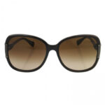Lanvin Oval Shape Wrap Women's Sunglasses Brown Frame and Lens Color B