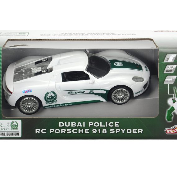 Majorette - Dubai Police Porche Spyder R/C - 211119075047