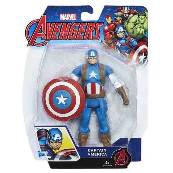 Marvel Avengers Captain America 6 In Basic Action Figure (B9939)