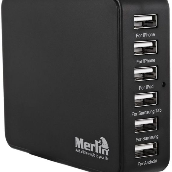 Merlin 6-Port USB Charging Station