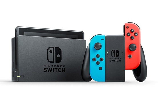 Nintendo Switch 32GB Console (Red + Blue) With Free Gift