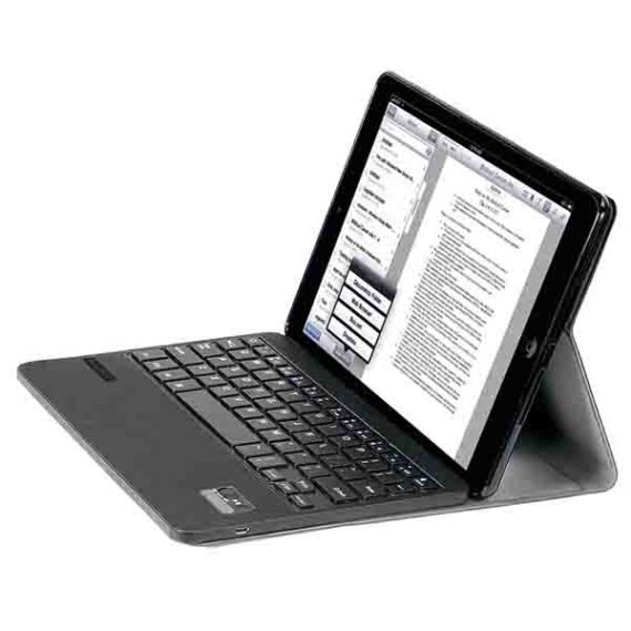 Promate Bare Sleek Leather Case with Detachable Wireless Keyboard for