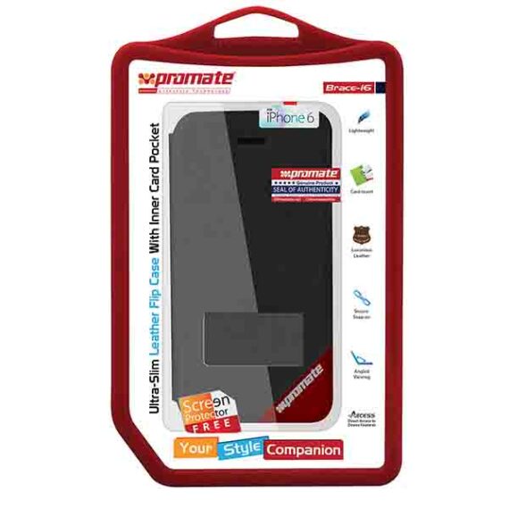 Promate Bare-i6 iphone Case Super Slim Flexi-Grip Transparent Cover fo