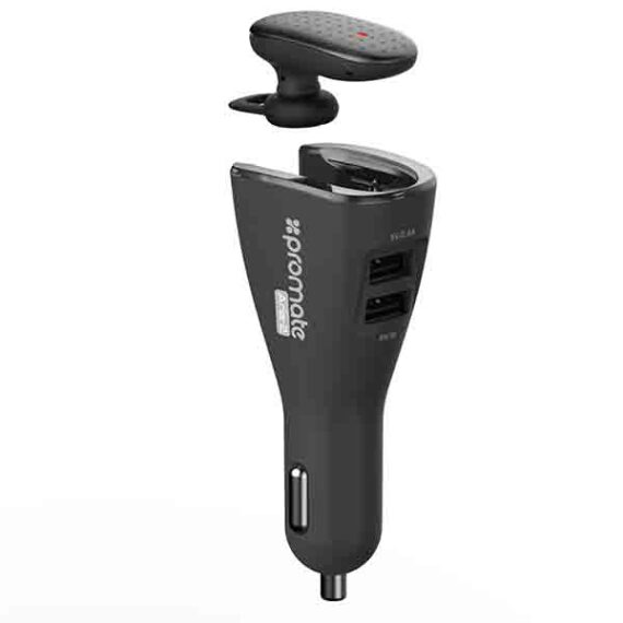 Promate Bluetooth Headset Car Charger