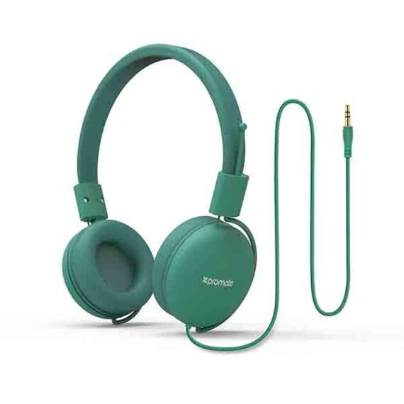 Promate On Ear Headphones for Kids Portable Headset Volume Limited Adj