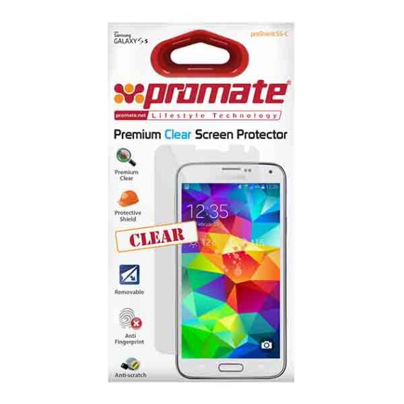 Promate ProShield Premium Clear Screen Protector for Samsung Galaxy S5