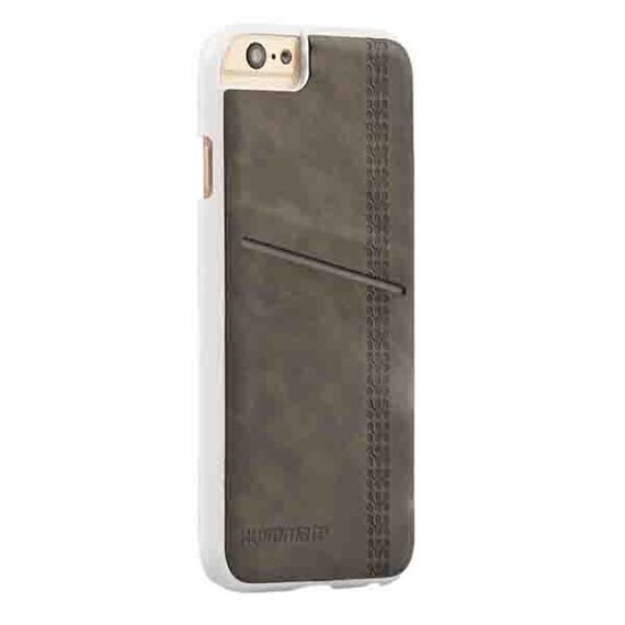 Promate Slit-i6 iphone Case Classy Snap-On leather Case with Card Slot