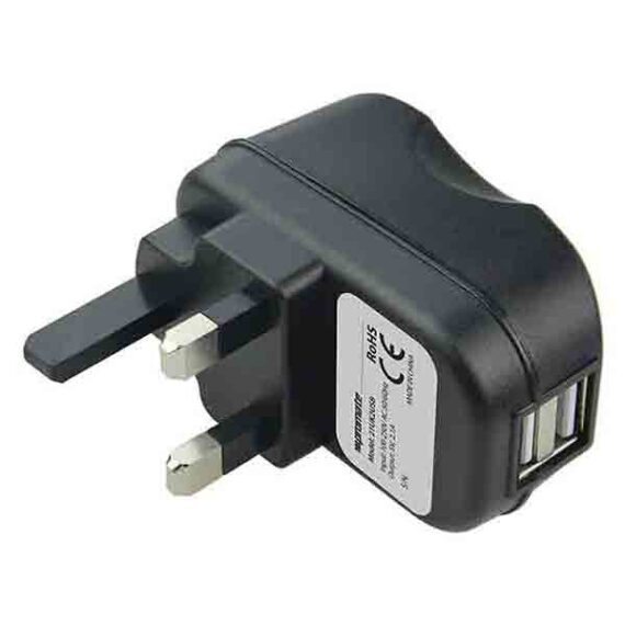 Promate Surge-UK2 2100mA Dual USB Output Portable UK Power Adapter Wal