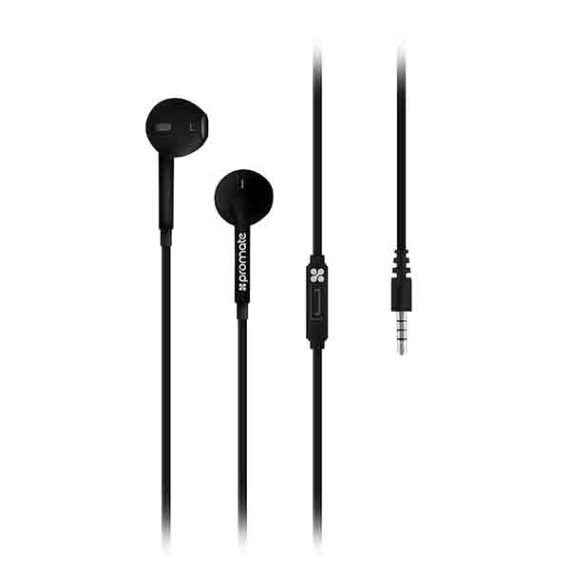 Promate Universal Ergonomic In-ear Stereo Earphone with In-line Remote