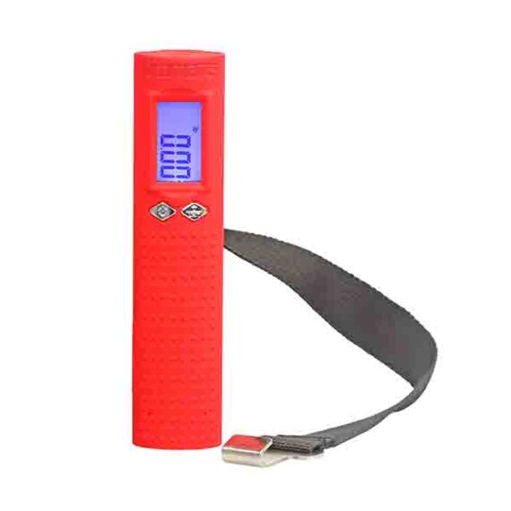 Promate powerScale Multi-Function 3-in-1 Digital Luggage Scale - Red