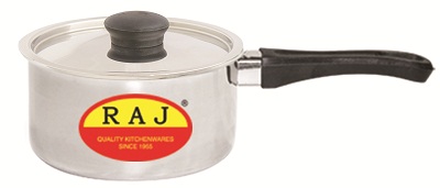 Raj Stainless Steel Sauce Pan with Lid