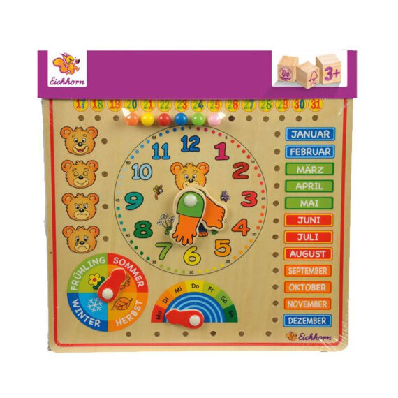Simba Eichhorn Wooden Pin Puzzle Calendar Watch (100005457)