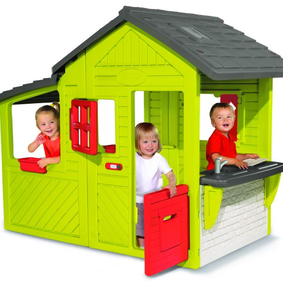 Smoby - Neo Floralie Playhouse (310300) With Free Gift