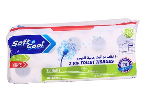 Soft N Cool Toilet Tissue 100 sheet 10 Rolls (UAE Delivery Only)