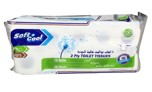 Soft N Cool Toilet Tissue 200 sheet 10 Rolls (UAE Delivery Only)