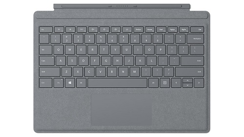 Surface Pro 2017 Signature Type Cover - Charcoal Grey With Free Gift