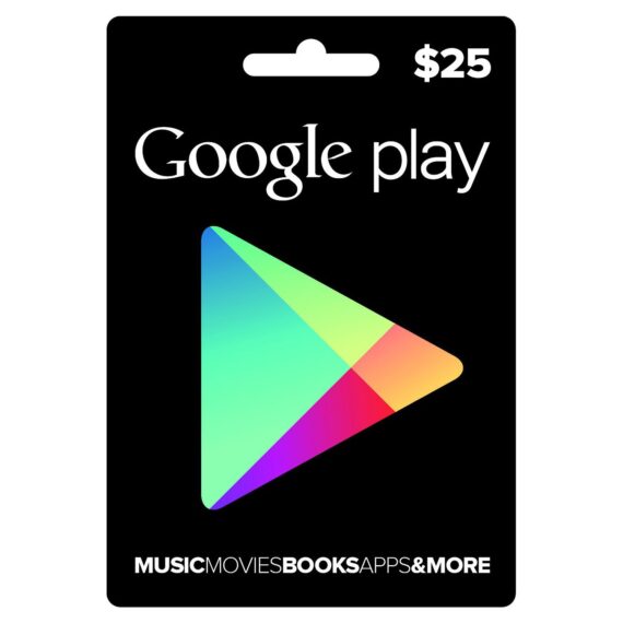 USA Google Play Gift Cards $25 (Instant E-mail Delivery)