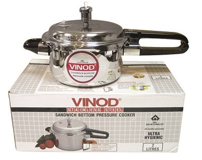 Vinod Steel Induction Pressure Cooker Outer Lid 7 Ltr